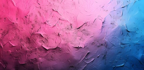 Sticker - Abstract Pink Blue Gradient Textured Background