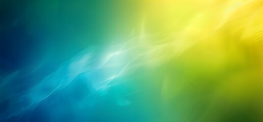 Wall Mural - Abstract Gradient Background with Blue, Green and Yellow Colors