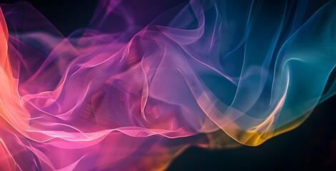 Poster - Abstract Gradient Background with Colorful Blurred Shapes