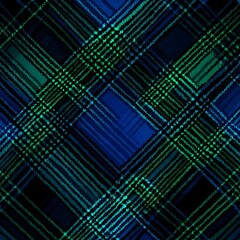 Wall Mural - Abstract Blue Green Diagonal Lines Pattern