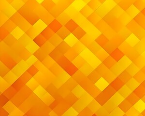 Sticker - Abstract Yellow and Orange Geometric Background