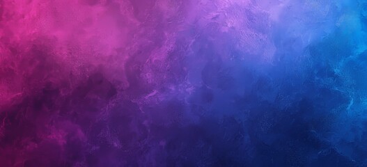 Wall Mural - A grainy gradient poster background with vibrant noise texture in purple, blue, and pink