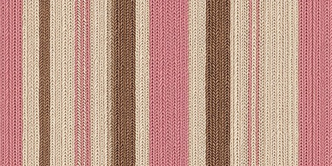 Wall Mural - Knitted Striped Texture Background