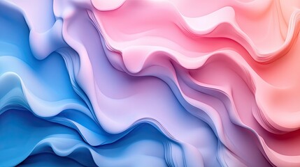 Wall Mural - Abstract Swirling Pink and Blue Gradient Background