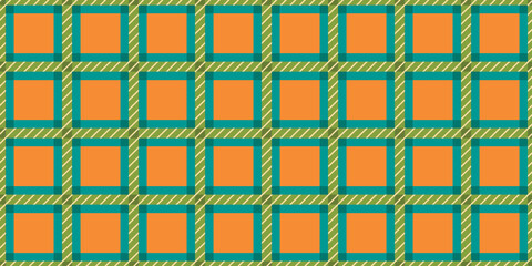 Wall Mural - plaid seamless pattern in color.geometric background with horizontal, vertical, diagonal lines and s