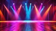 © Ace64 Studio - Colorful stage production.