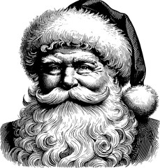 Wall Mural - Santa Claus Portrait