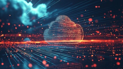 Poster - Cloud Computing Data Stream Technology Background