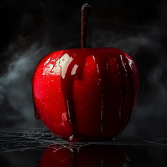 red candy apples 