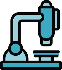 Poster - Laboratory microscope focusing on sample for scientific research, analysis, and experiment in a scientific laboratory