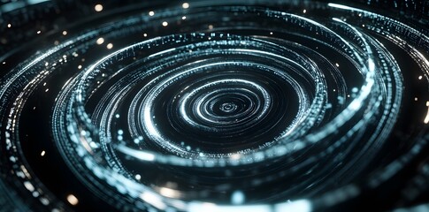 Poster - Abstract Digital Spiral
