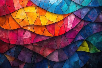 Canvas Print - Abstract Mosaic Art