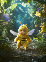 cute_baby_in_a_furry_yellow_bee_costume