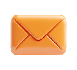 mail icon envelope isolated on transparent background