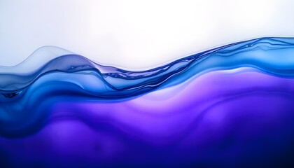 Wall Mural - A digital wallpaper featuring a blue abstract design within a circular frame on a dark blue background.	