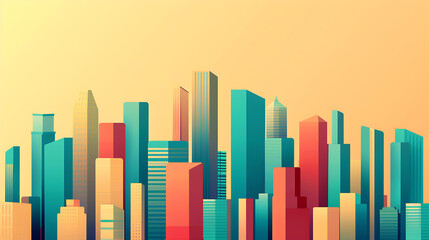 city skyline illustration