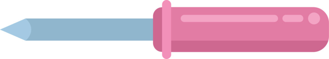 Poster - soldering iron with a pink handle, a tool for melting solder to create a permanent bond between meta