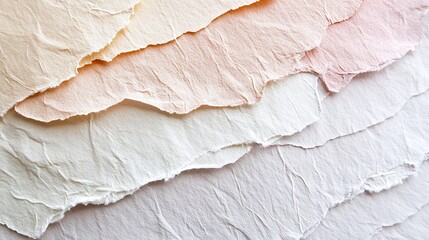 Sticker - A close-up of a textured paper surface with a soft, muted color palette, perfect for backgrounds and overlays