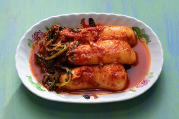 Poster - whole radish kimchi, chonggak kimchi