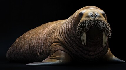 Canvas Print - Close-up Portrait of a Walrus