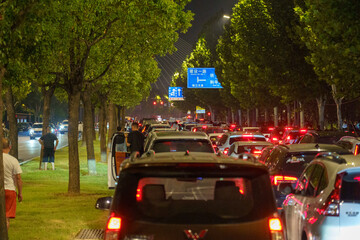 Nighttime Urban Pulse in Wuhan