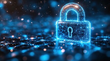 Digital Lock Illustration