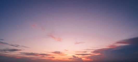 Wall Mural - sunset sky with clouds