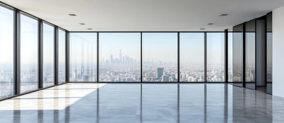 Poster - Modern Office with City View