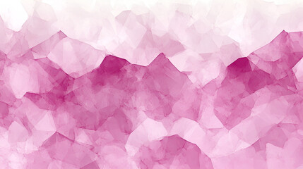 Aufkleber - Abstract pink geometric design featuring soft gradients and peaks in a tranquil setting on a light background