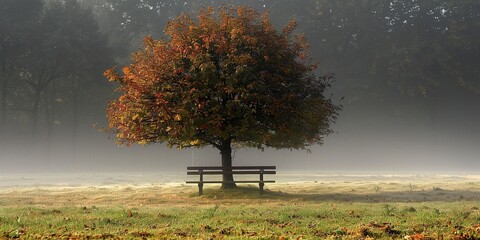 Wall Mural - morning in the morning