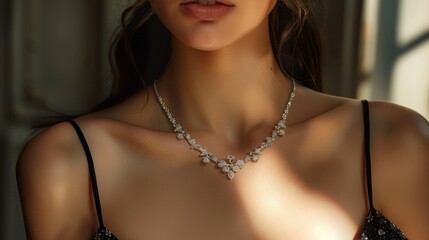 Wall Mural - Diamond Necklace.