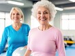 © Ai-Pixel - Older women enjoying fitness together.