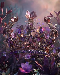 Poster - Crown in Flowers.