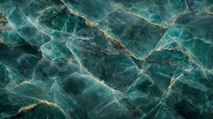 Canvas Print - Green marble texture, veined mineral, realistic detailed textured background