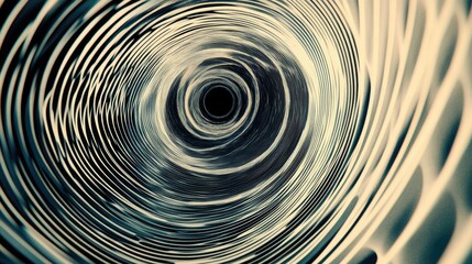 Poster - abstract lines radiating from a central point, creating a dynamic sense of motion and energy.