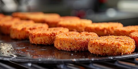 Canvas Print - grilled wings