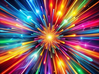 Aufkleber - vibrant abstract flash pattern with dynamic lines and shapes for creative backgrounds and designs