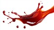© Arora Chan - Dramatic Splash of Bold Red Barbecue Sauce