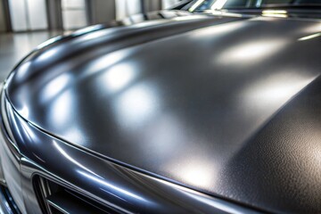 Sticker - Shiny car hood with sleek and luxurious finish