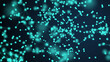 © Pro Motion - Digital plexus connected blue dot and lines abstract technology. Abstract background with motion plexus of dots and lines. Modern plexus particles background