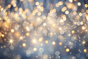 Wall Mural - abstract bokeh lights and sparkles for festive designs