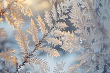 snow covered branches