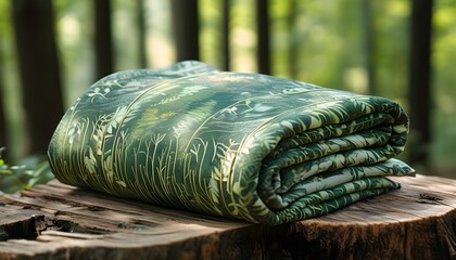 Eco-Friendly Textiles: Breathable Innovations in a Lush Forest Setting