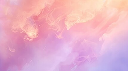 Poster - A colorful background with smoke and a pinkish hue