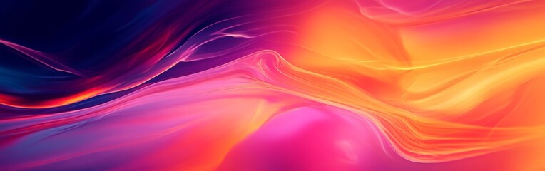 Aufkleber - Vivid abstract swirl of colors blending together in vibrant hues of pink, purple, and orange ideal for artistic backgrounds or digital designs