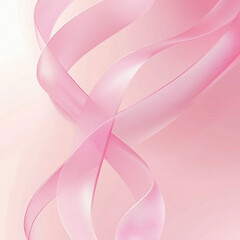 a beautiful pink background with a pink ribbon flowing