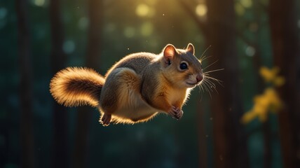 Sticker - Squirrel In Flight