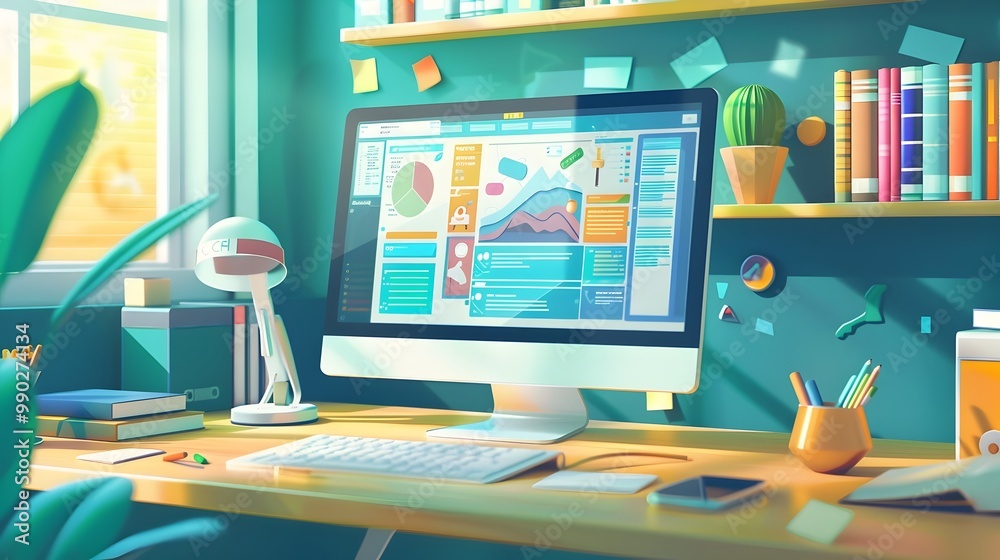 High Tech Homeschool Setup with Personalized Learning Dashboard and ...