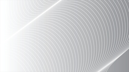 Grey abstract background with curve stripes line for backdrop or presentation