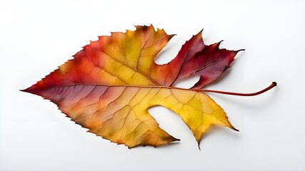 Wall Mural - multicolored fallen leaf